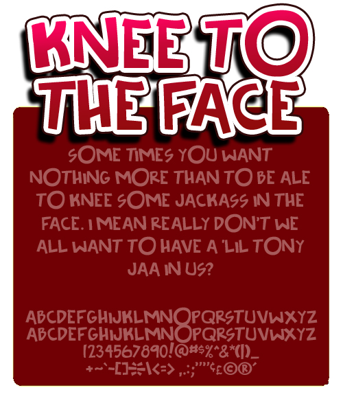 Knee to the face